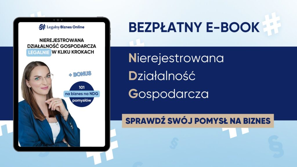 Nierejestrowana dzialalnosc gospodarcza bezplatny ebook