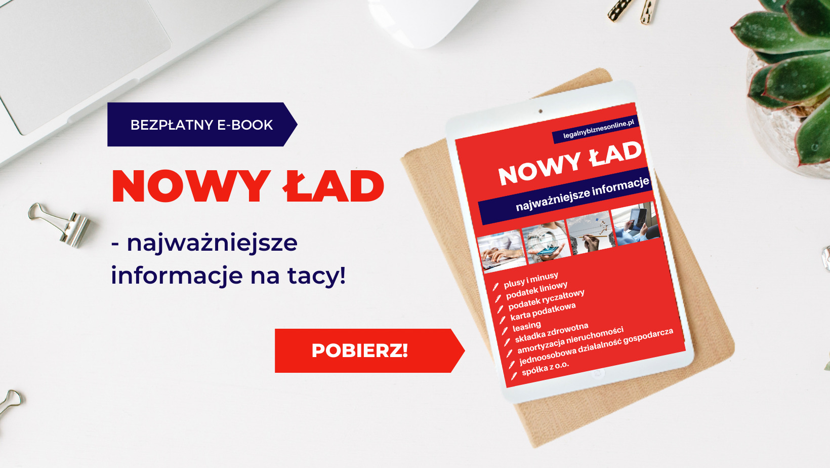 Nowy Ład a przedsiębiorca- najważniejsze informacje. Bezpłatny e-book autorstwa Ilony Przetacznik.