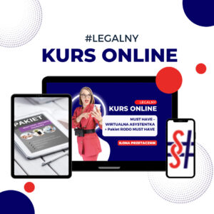 Kurs online Pakiet MUST HAVE – WIRTUALNA ASYSTENTKA + Pakiet RODO MUST HAVE dla Wirtualnych Asystentek