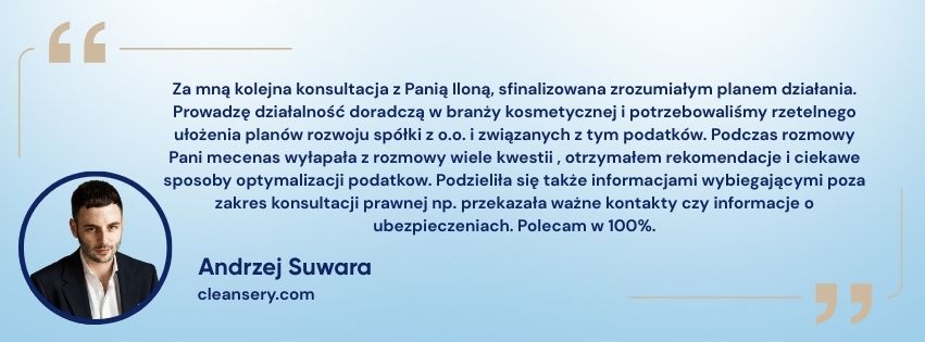 Opinie konsultacja biznesowo prawna 3