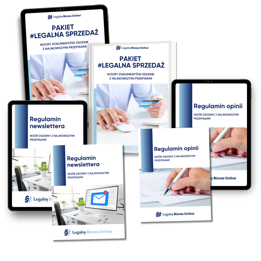 Pakiet #Legalna Sprzedaż MAX – wzory dokumentów