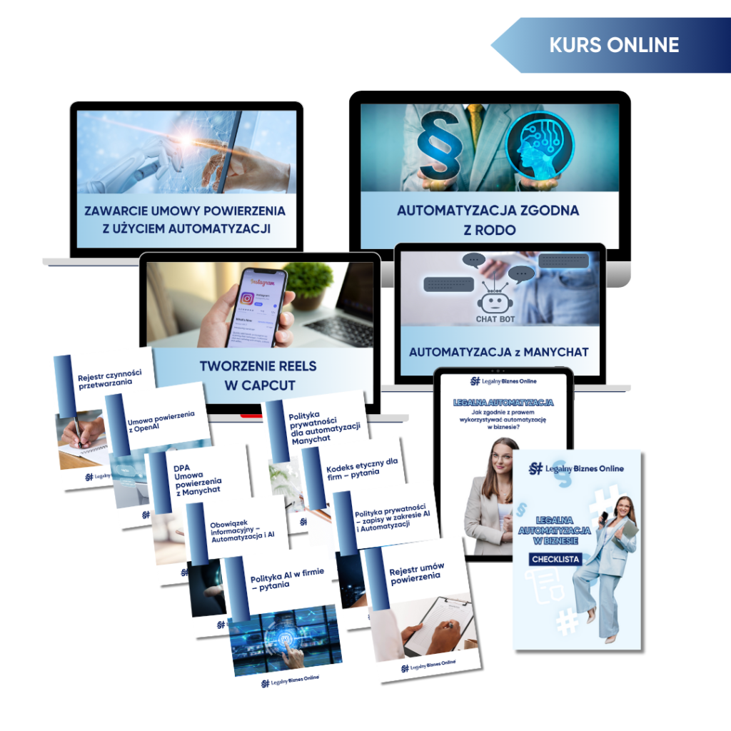 Kurs online + pakiet wzorów dokumentów: #Legalna Automatyzacja