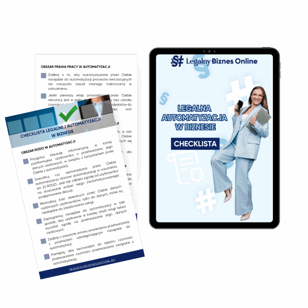 Mockup checklista Legalnej Automatyzacji 1