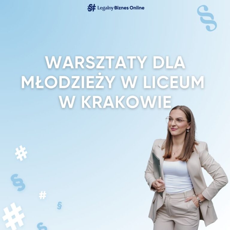 Warsztaty dla mlodziezy w liceum w Krakowie